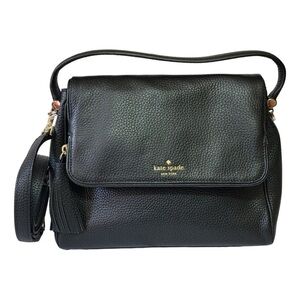 Kate Spade Textured Black Shoulder Bag